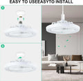 Remote, LED Dimmable Mini Ceiling Fans with E27 LED Lamp, 3 Wind speeds 3 Color Dimming and Timing for Living Room, Bedroom
