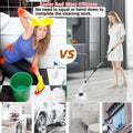 Electric Spin Scrubber Rechargeable Cleaning Brush with 7 Replaceable Brush Heads, Cordless and Portable Power Scrubber, Electric Bathroom Scrubber for Cleaning Tile, Window, Floor, Tub, Car