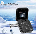 2026 New Mini Flip Mobile Phone 2 SIM Card Small Display Foldable Cell Phone