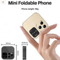 2026 New Mini Flip Mobile Phone 2 SIM Card Small Display Foldable Cell Phone