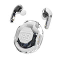 Transparent TWS Wireless Earbuds with LED Digital Display
